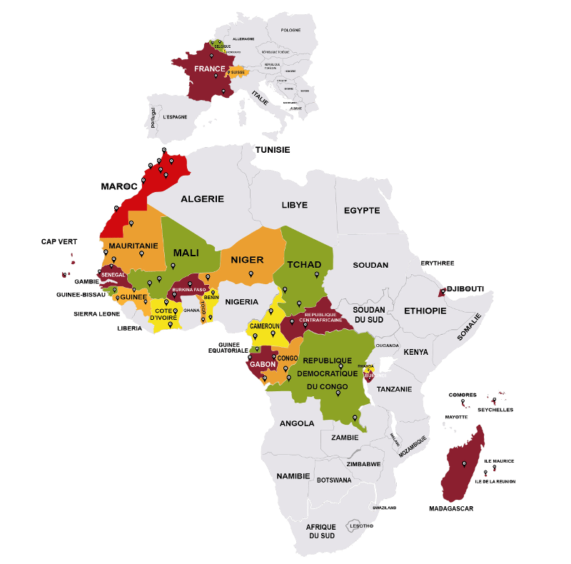 Formation professionnelle en Afrique et en europe